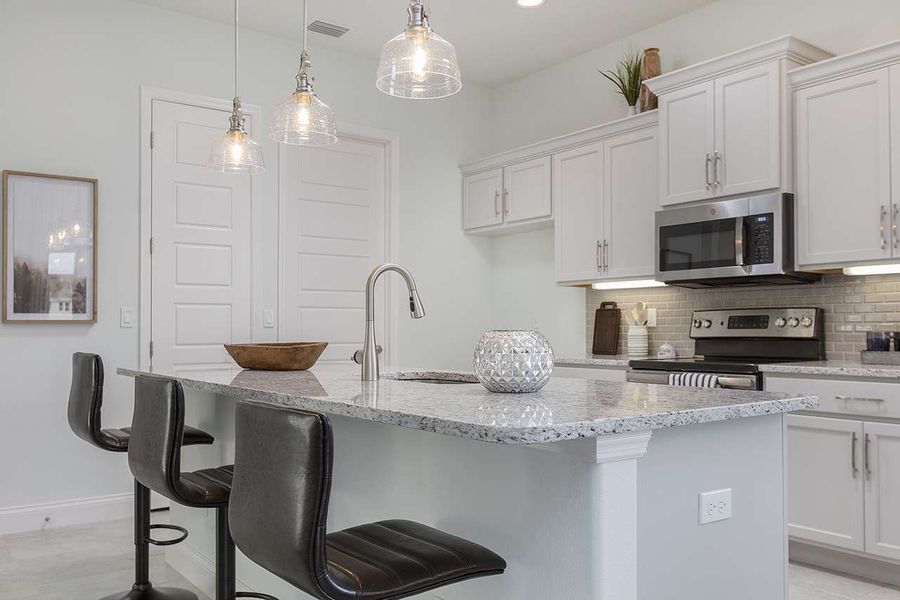 Representative furnished interior of a home built from the Birkdale by Paytas Homes in The Reserve at Victoria, Deland (Image 27).