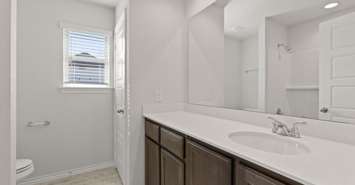 Representative exterior photo of a completed home built from the Hampton II by Impression Homes in Stone Eagle, Azle, TX (Image 22). Representative exterior photo of a completed home built from the Hampton II by Impression Homes in Stone Eagle, Azle, TX (Image 22).