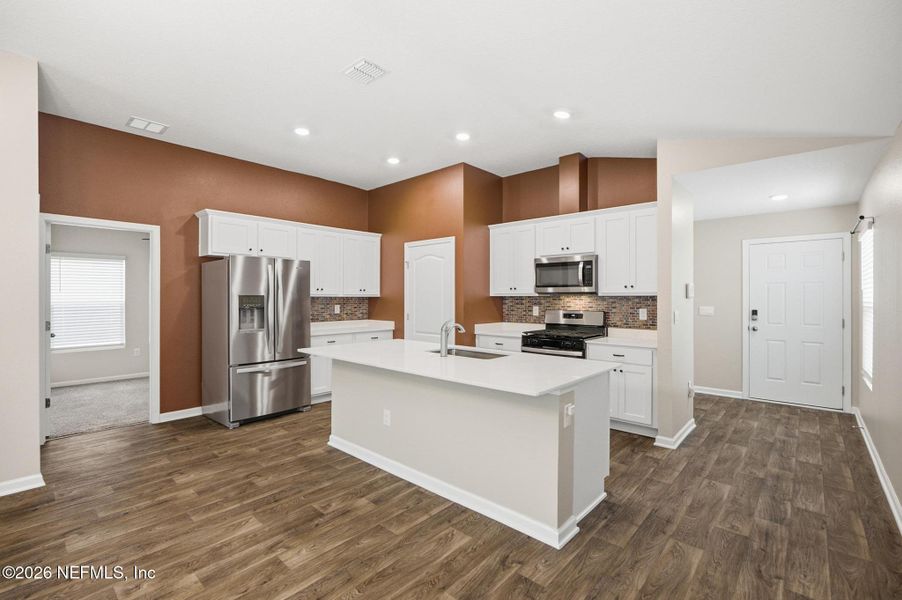 Furnished interior view inside a new home in , Bunnell (Image 10).