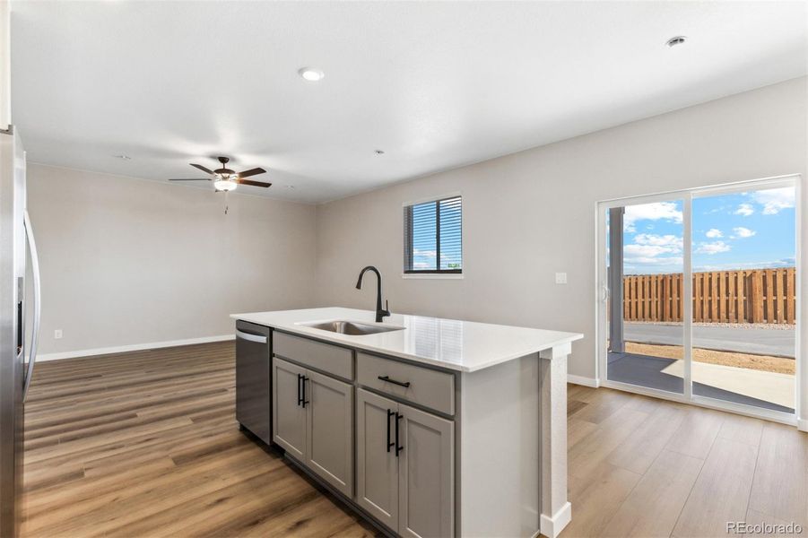 Furnished interior view inside a new home in , Commerce City (Image 3).