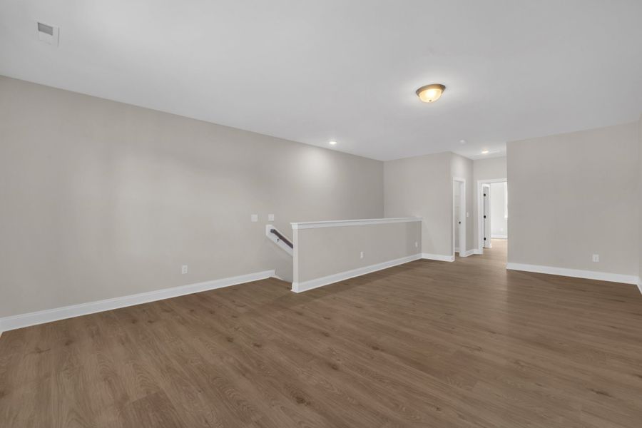 Representative unfurnished interior of a home built from the The Bradley by RobuckHomes in Baylee Ridge, Selma (Image 145). Representative unfurnished interior of a home built from the The Bradley by RobuckHomes in Baylee Ridge, Selma (Image 145).