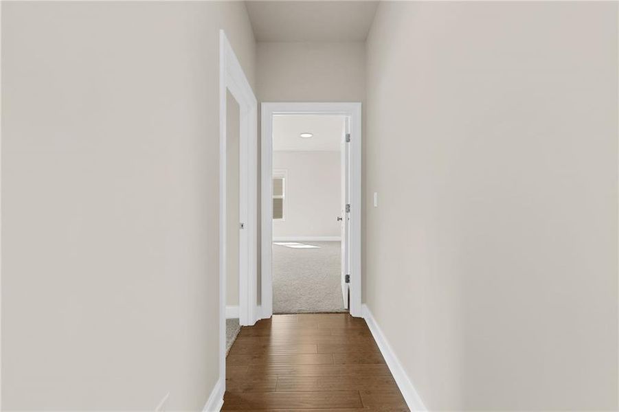 Spacious, unfurnished interior of a new home in Palisades Single Family, Cumming (Image 22). Spacious, unfurnished interior of a new home in Palisades Single Family, Cumming (Image 22).