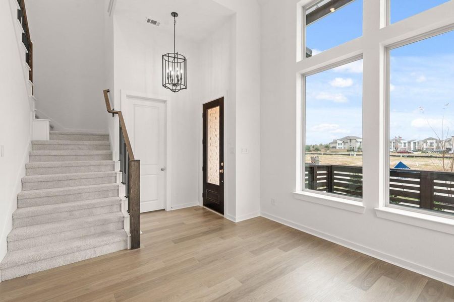 Spacious, unfurnished interior of a new home in Bridgeland, Cypress (Image 19).