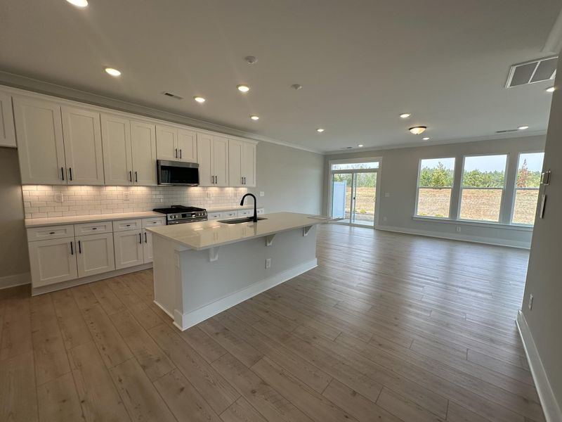 Furnished interior view inside a new home in Blythe Mill Townhomes, Waxhaw (Image 6).