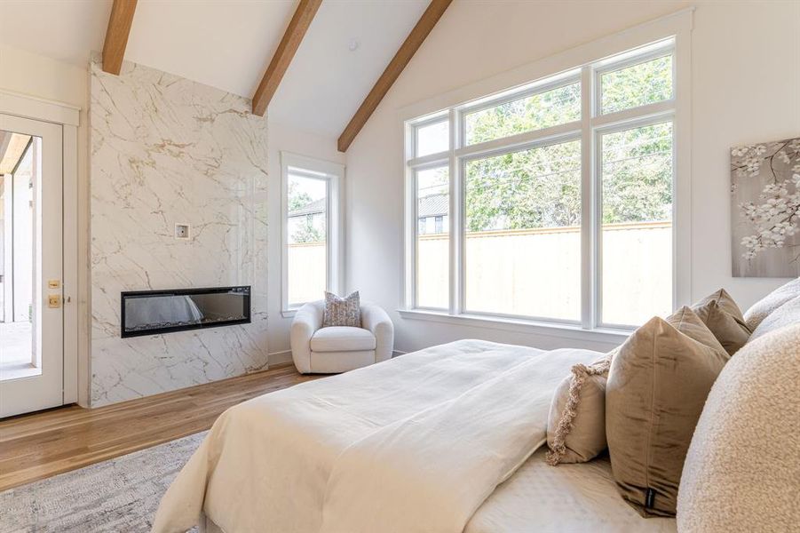 Furnished interior view inside a new home in , Dallas (Image 5).