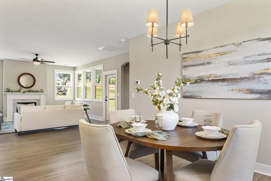 Furnished interior view inside a new home in Double Springs, Taylors (Image 4).