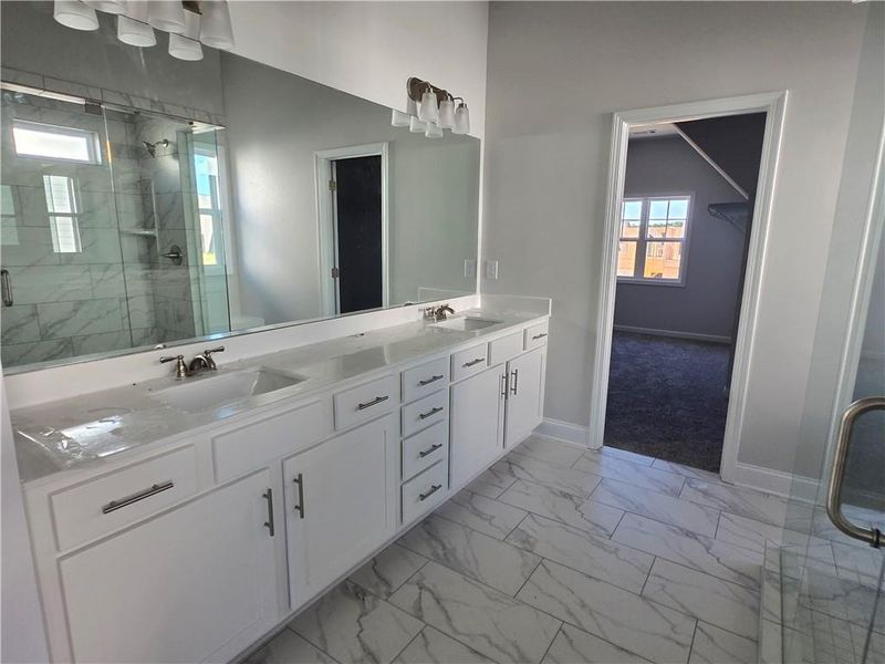 Furnished interior view inside a new home in Enclave at Logan Point, Loganville (Image 11). Furnished interior view inside a new home in Enclave at Logan Point, Loganville (Image 11).