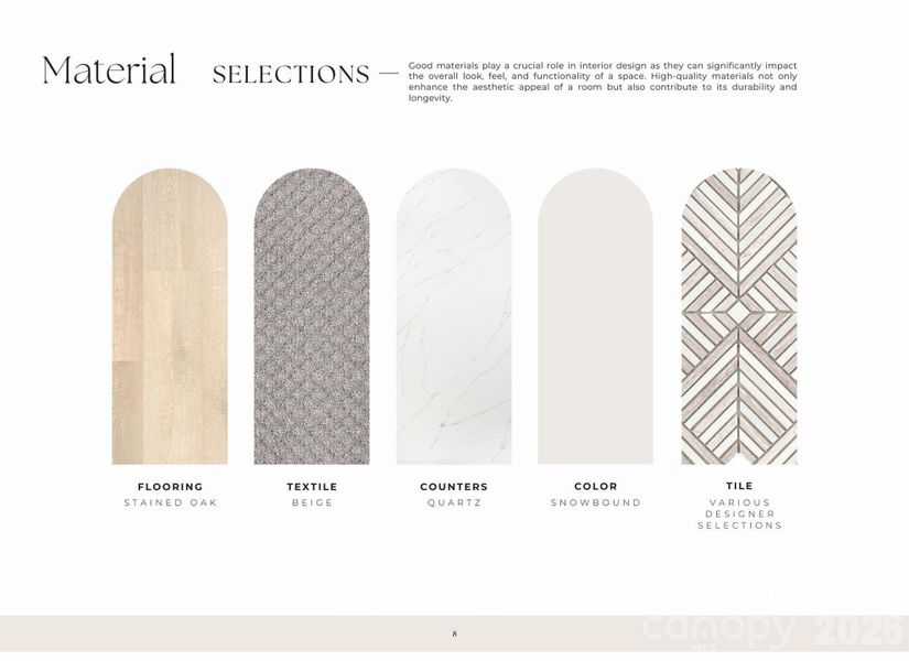 Sample of building materials used in homes in , Charlotte (Image 6).