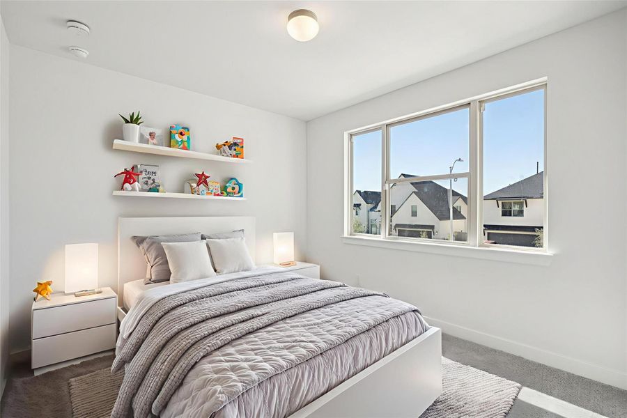 Third bedroom virtually staged so you can imagine the possibilities. Third bedroom virtually staged so you can imagine the possibilities.