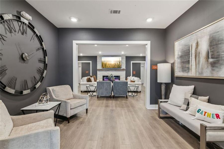 Furnished interior view inside a new home in , Cumming (Image 11). Furnished interior view inside a new home in , Cumming (Image 11).