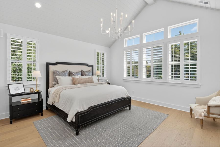 Representative furnished interior of a home built from the Laguna Sur by Classica Homes in Enclave at McKee, Charlotte (Image 54).