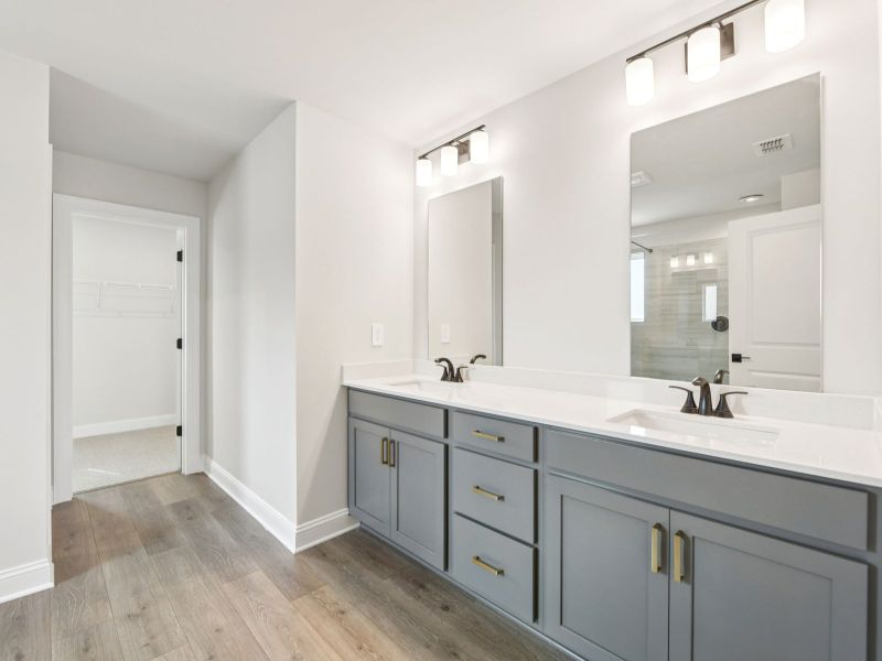 Furnished interior view inside a new home in River Pointe, Monroe (Image 12). Furnished interior view inside a new home in River Pointe, Monroe (Image 12).