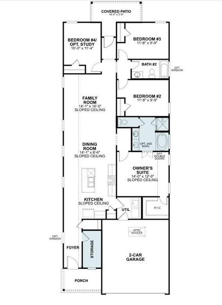 2D floor plan layout of this home in Marvida, Cypress, TX (Image 4). 2D floor plan layout of this home in Marvida, Cypress, TX (Image 4).