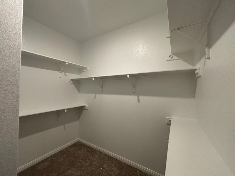 Primary closet Primary closet
