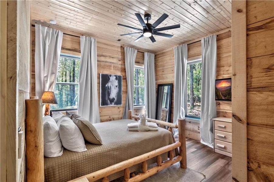 Furnished interior view inside a new home in , Blue Ridge (Image 23).