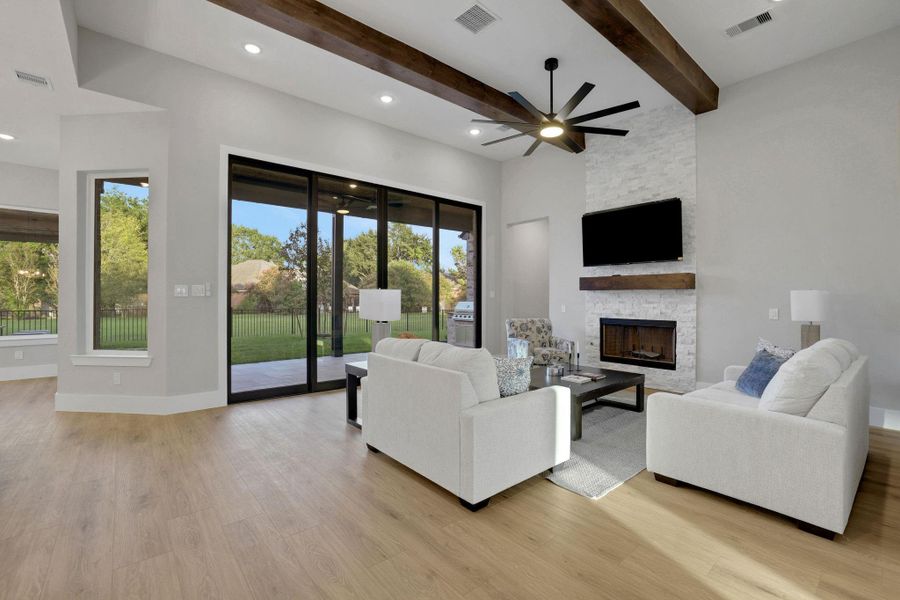 Furnished interior view inside a new home in , Montgomery (Image 33).