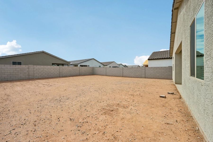 Large backyard Large backyard