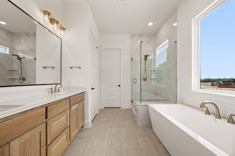 Furnished interior view inside a new home in Parks of Aledo, Aledo (Image 14).