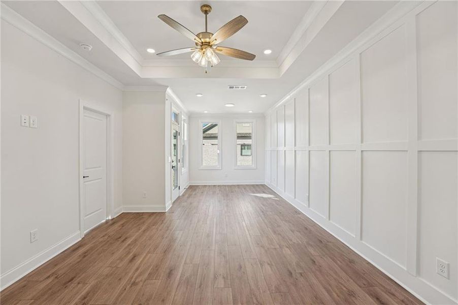 Spacious, unfurnished interior of a new home in Towns on Thompson, Alpharetta (Image 25).