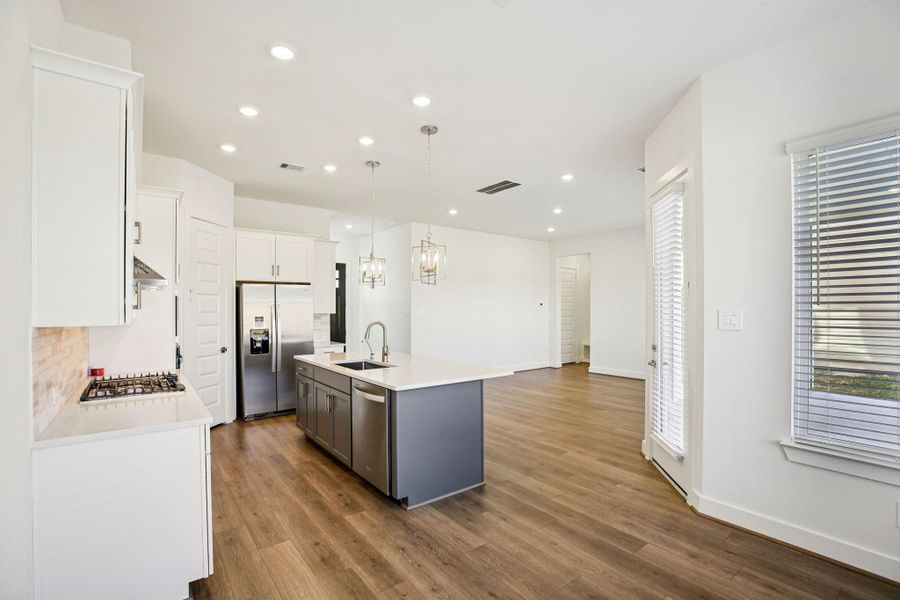 Furnished interior view inside a new home in Pinewood Trails - Luxe Series, Houston (Image 13).