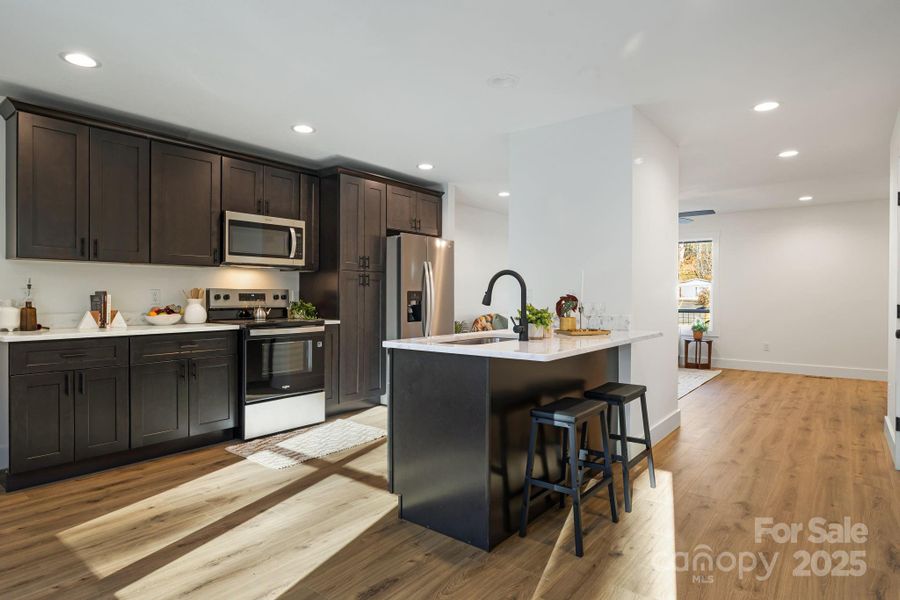 Furnished interior view inside a new home in , Canton (Image 10).