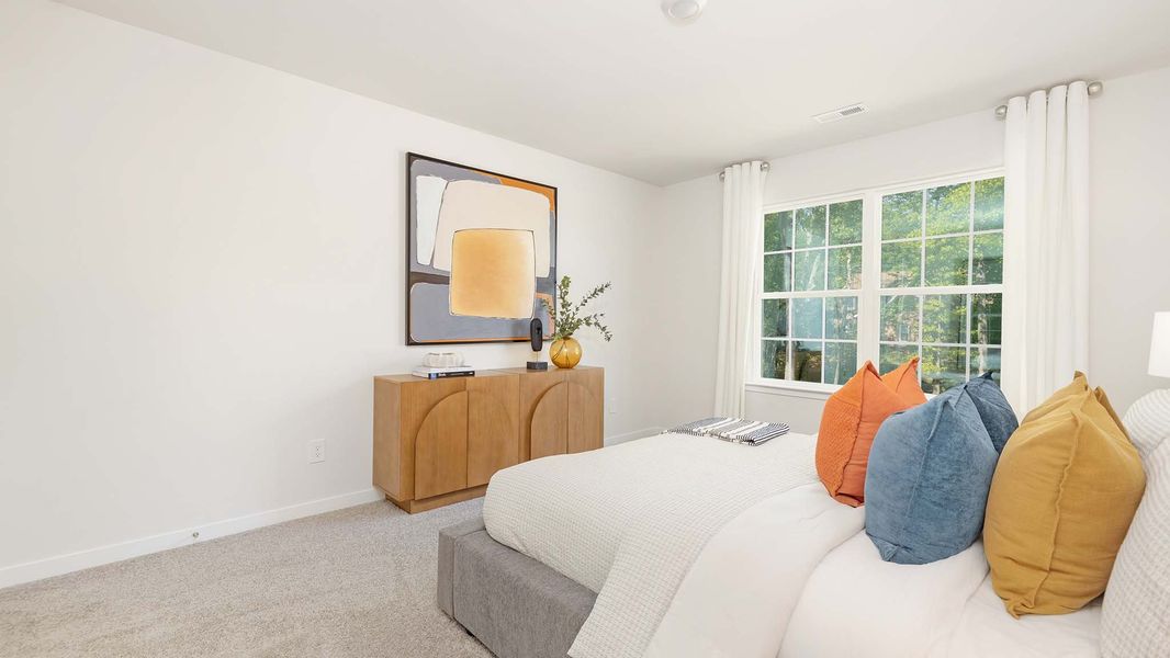 Furnished interior view inside a new home in Tap Root Farms, Fletcher (Image 23).