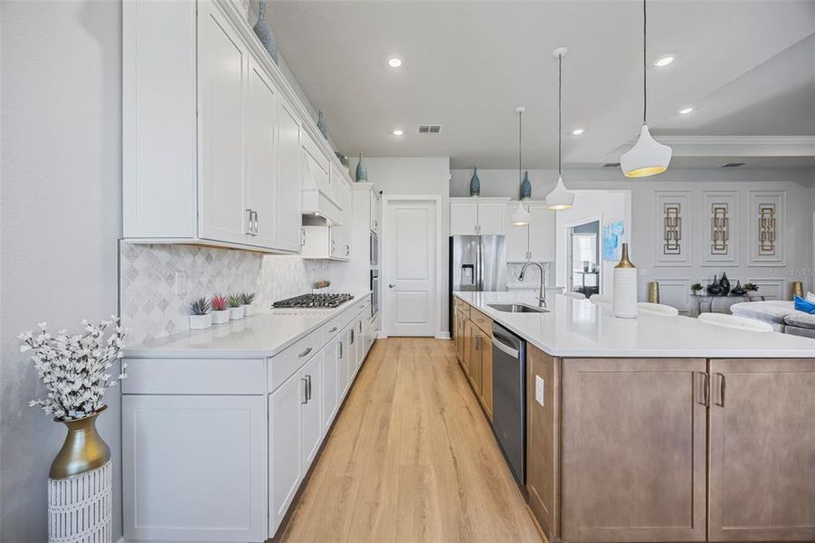 Furnished interior view inside a new home in Del Webb Sunbridge, St. Cloud (Image 33).