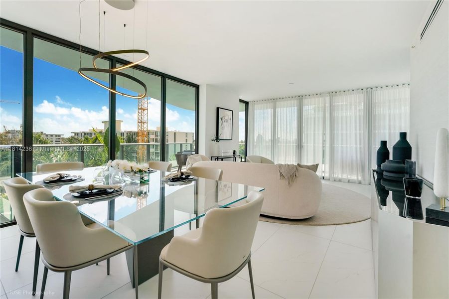 Furnished interior view inside a new home in , Bay Harbor Islands (Image 5).