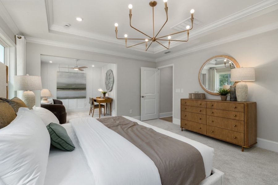 Representative furnished interior of a home built from the Continental by Pulte Homes in Mailman Post, Knightdale (Image 10).