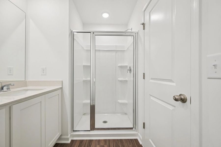 Furnished interior view inside a new home in Towns at The Point, Rolesville (Image 11).