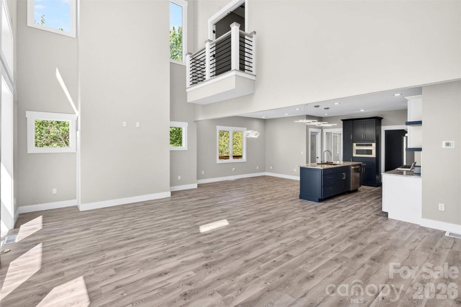 Spacious, unfurnished interior of a new home in , Asheville (Image 34).