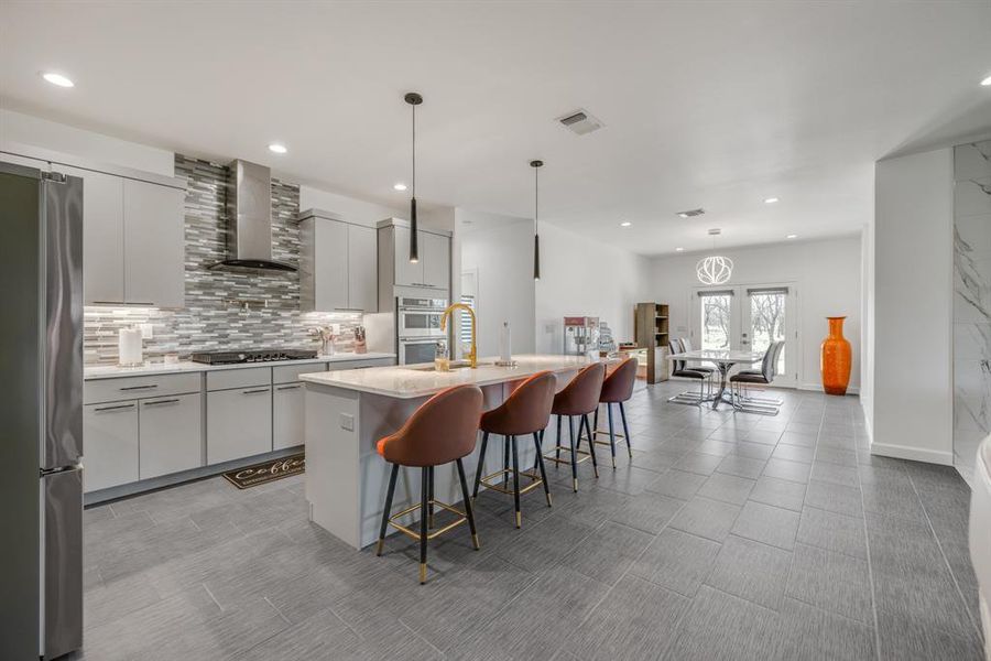 Furnished interior view inside a new home in , Early (Image 7).