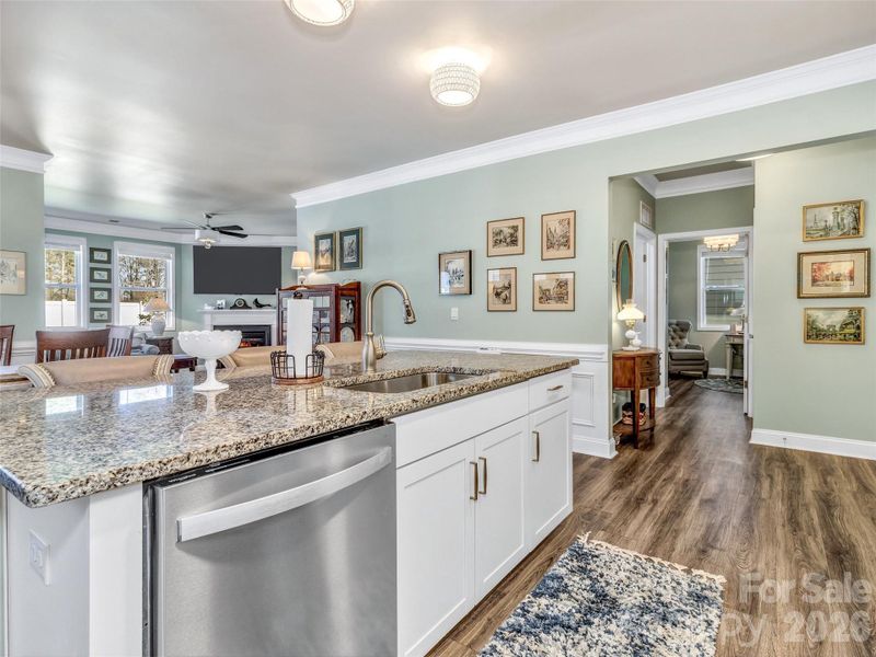 Furnished interior view inside a new home in , Hendersonville (Image 13).
