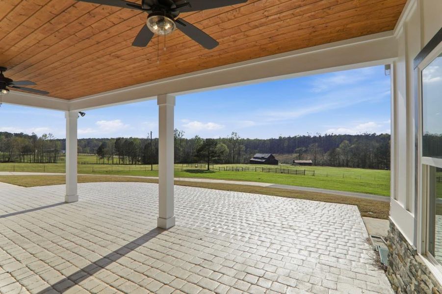 Exterior details and patio area of a home in , Senoia (Image 48).