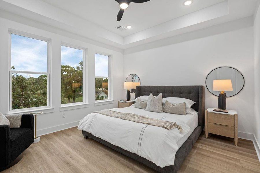 Furnished interior view inside a new home in , Houston (Image 7).