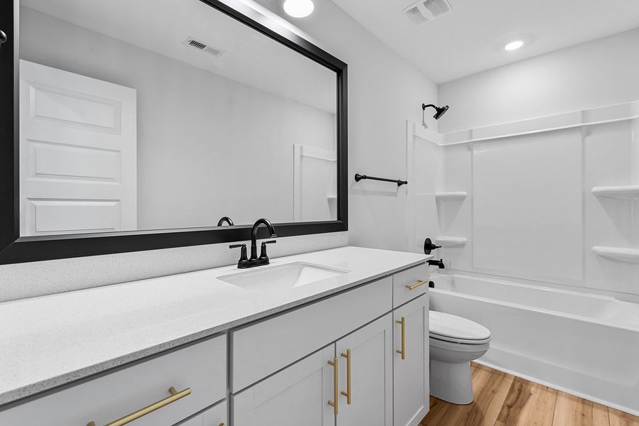 Furnished interior view inside a new home in Brooke Hill, Lewisville (Image 29). Furnished interior view inside a new home in Brooke Hill, Lewisville (Image 29).