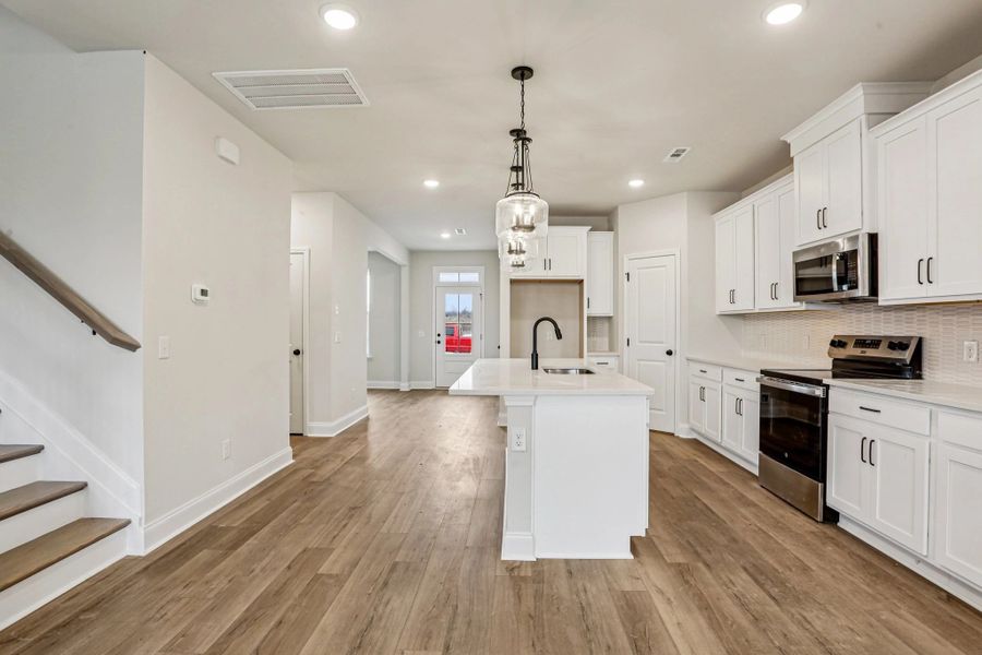 Furnished interior view inside a new home in Willow Landing, Mount Juliet (Image 7). Furnished interior view inside a new home in Willow Landing, Mount Juliet (Image 7).