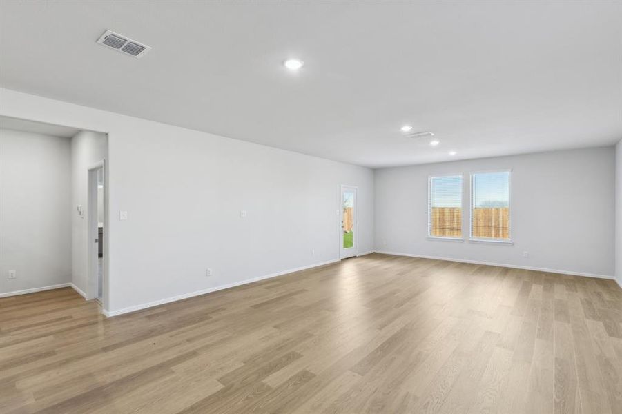 Living Room in the Holden home plan by Trophy Signature Homes – REPRESENTATIVE PHOTO