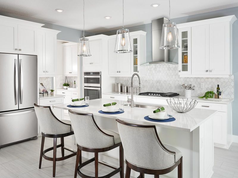 Kitchen modeled at Savanna at Lakewood Ranch.