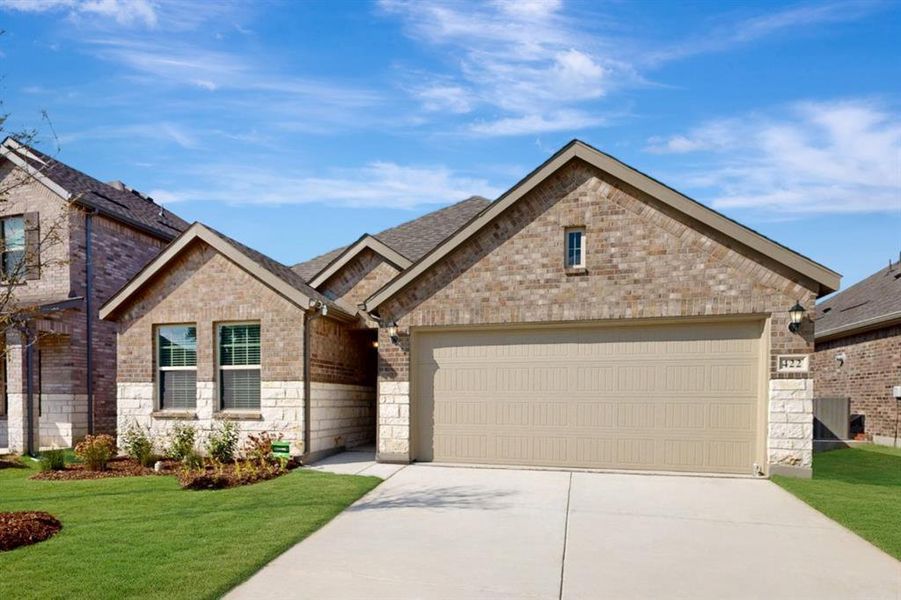 Front exterior of a new home in Forest Park, Princeton, TX, highlighting curb appeal (Image 17). Front exterior of a new home in Forest Park, Princeton, TX, highlighting curb appeal (Image 17).