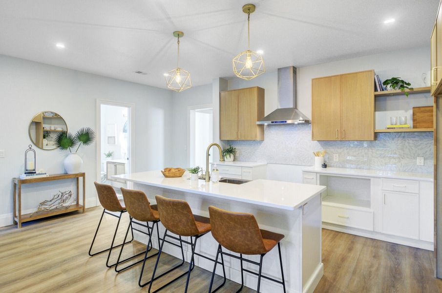 Furnished interior view inside a new home in , Charleston (Image 14).