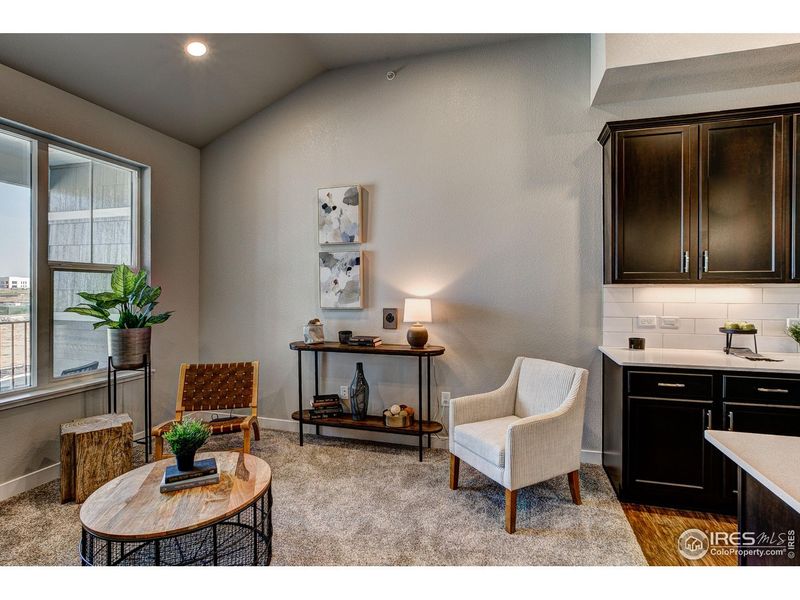 Furnished interior view inside a new home in , Longmont (Image 9). Furnished interior view inside a new home in , Longmont (Image 9).