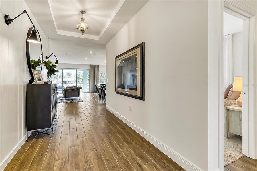 Furnished interior view inside a new home in Prairie Oaks, St. Cloud (Image 50).