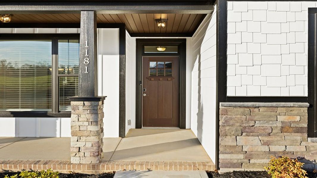 Exterior details and patio area of a home in Bentley Manor, Greer (Image 3).