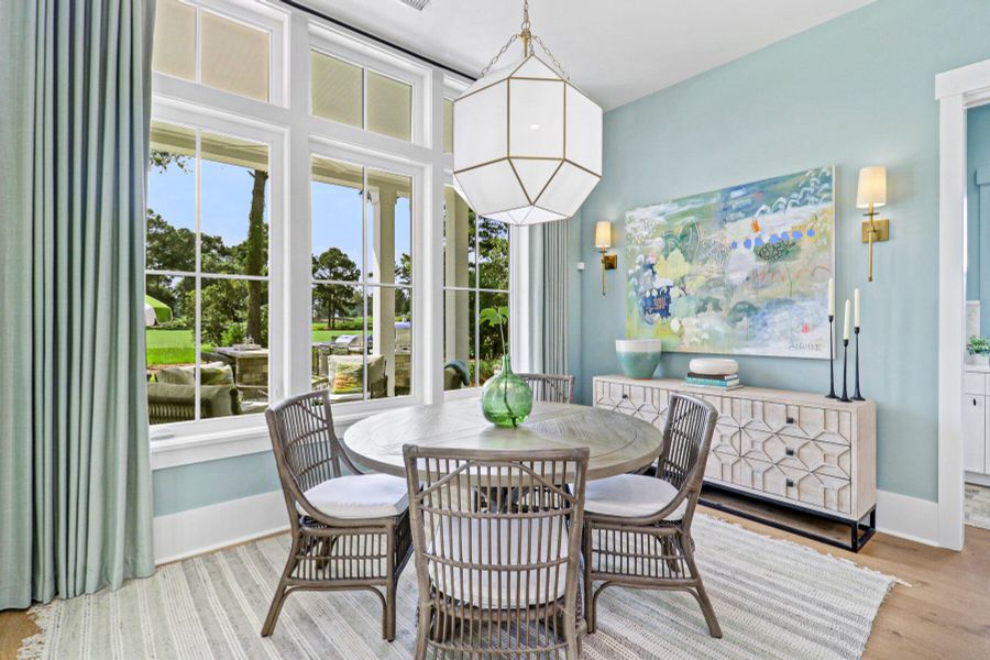 Furnished interior view inside a new home in , Bluffton (Image 38).