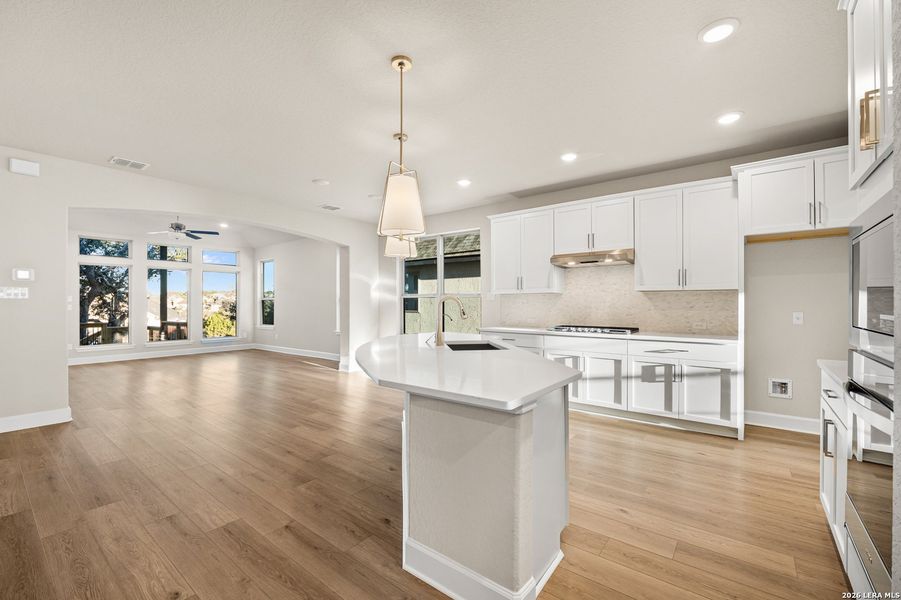Furnished interior view inside a new home in Ventana, Bulverde (Image 12).