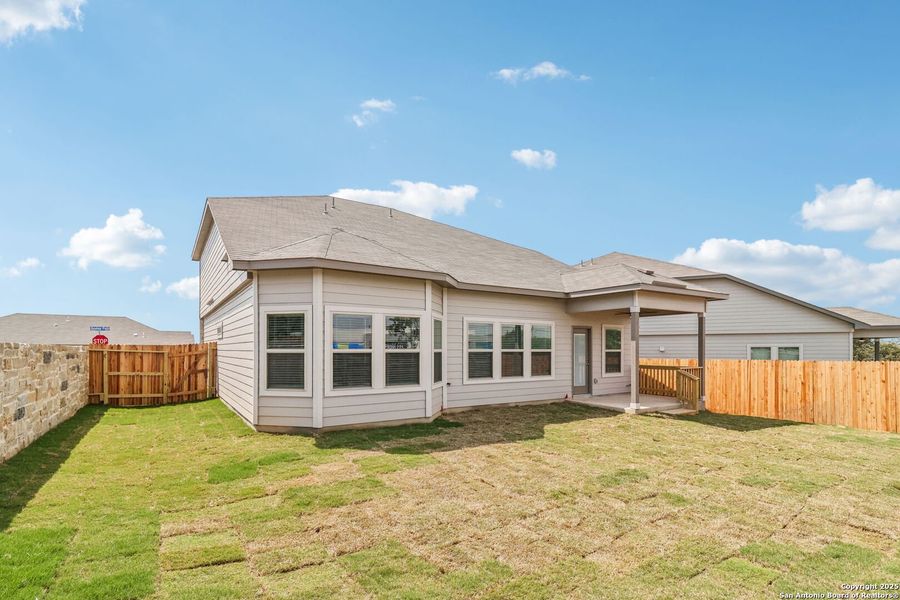 Exterior details and patio area of a home in Autry Pond, San Antonio (Image 23). Exterior details and patio area of a home in Autry Pond, San Antonio (Image 23).