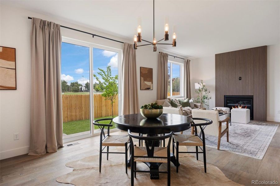 Furnished interior view inside a new home in , Wheat Ridge (Image 40).