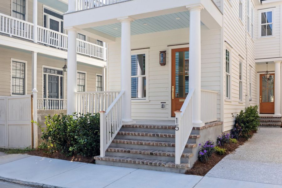 Front exterior of a new home in , Charleston, SC, highlighting curb appeal (Image 25). Front exterior of a new home in , Charleston, SC, highlighting curb appeal (Image 25).