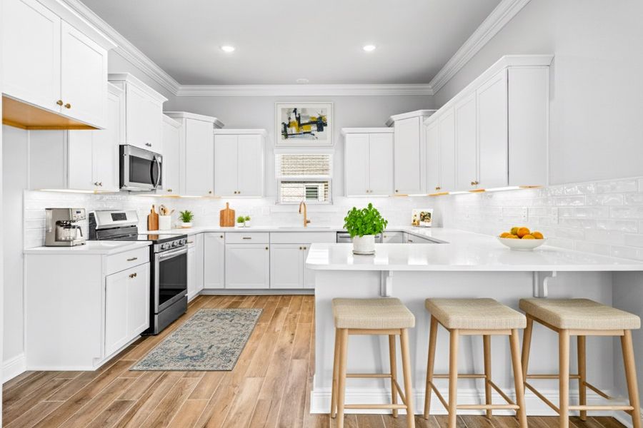 Front exterior of a new home in Natureview, Freeport, FL, highlighting curb appeal (Image 2).